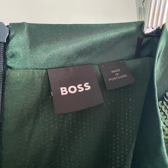 Boss Green Sequin Pencil Skirt - Picture 9 of 10